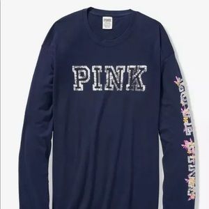 PINK Victoria's Secret Tops - Victoria’s Secret Pink Bling Long Sleeves L/XL PINK Victoria's Secret Tops - Victoria’s Secret Pink Bling Long Sleeves L/XL